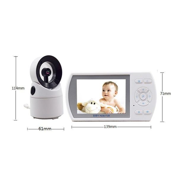 

wireless baby monitor big lcd screen 3.5 inch surveillance video talk camera with night version monitors