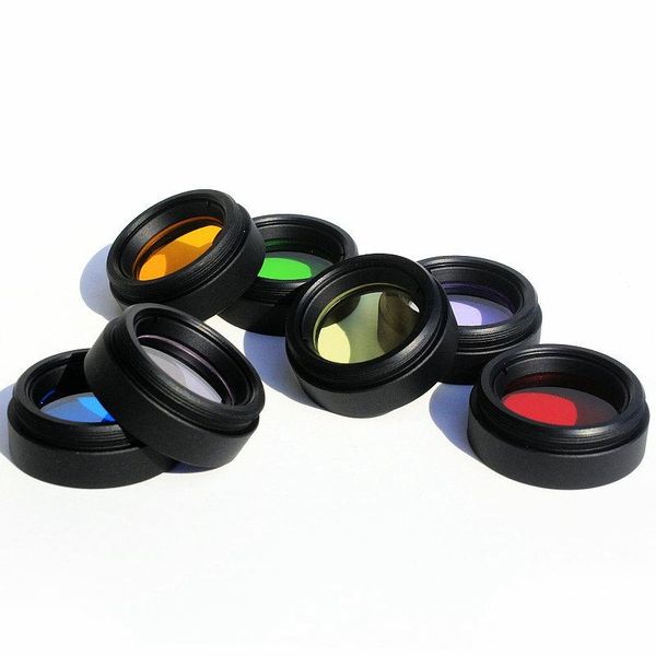 

telescope & binoculars arrival-1.25 inches color filter kit (7 pcs) thread 28.6x0.6mm for astronomical accessory