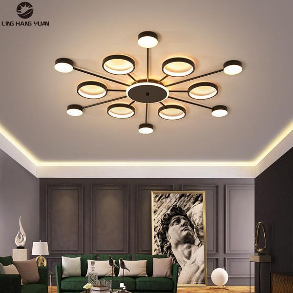 

ceiling lights gold black led light home lighting for living room dining bedroom kitchen decor lamps indoor