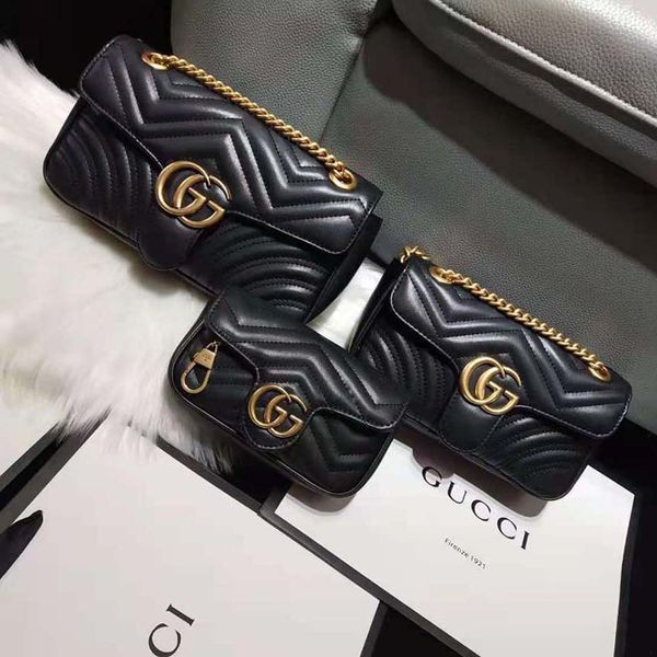 

women handbags shoulder bag 3 size real leather lady fashion marmont bags genuine crossbodypurses backpack tote 10