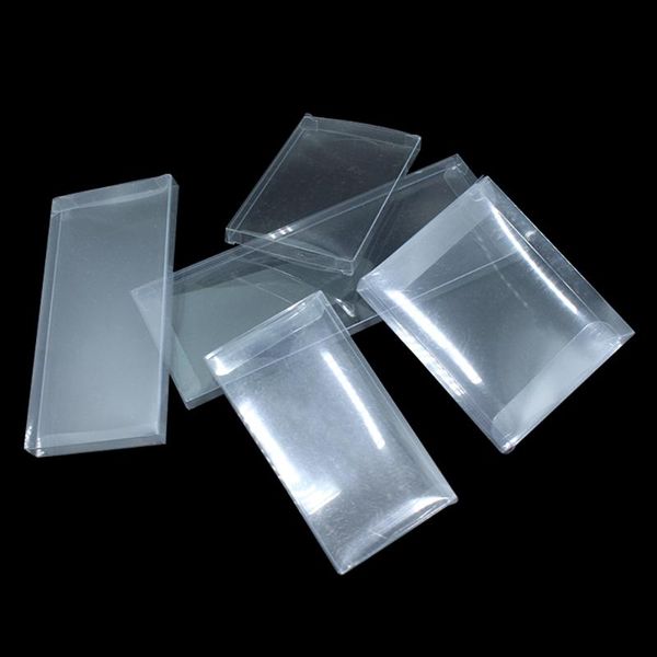 

gift wrap 300pcs/lot wholesale small folding transparent boxes pvc plastic clear foldable box for wedding party favour