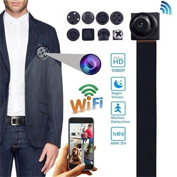 

mini cameras 1080p hd portable wifi ip camera night vision remote view p2p wireless micro webcam camcorder video recorder lookcam #3
