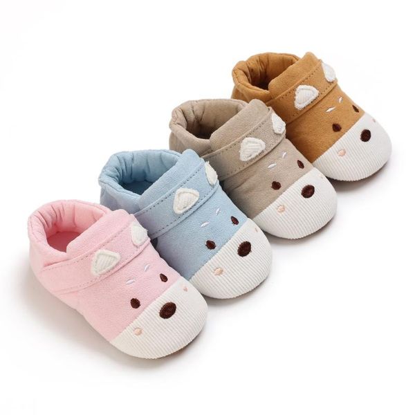 

first walkers infant baby boys girls slippers soft sole non slip crib shoes cute animal spring autumn cartoon pattern