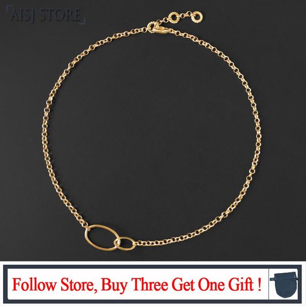 

chains s925 sterling silver geometric buckle chain diy can be matched with pendant clavicle all-match luxury monaco jewelry