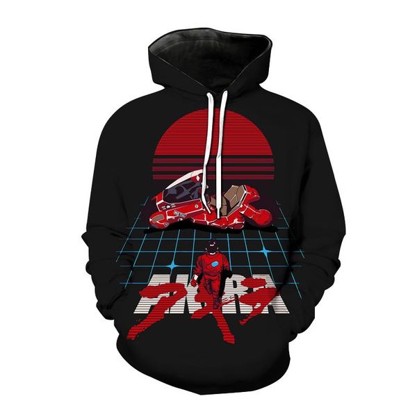 

men's hoodies & sweatshirts boys and girls 3d printing hoodie anime casual sweatshirt women's fashion super dalian hip hop pullove, Black