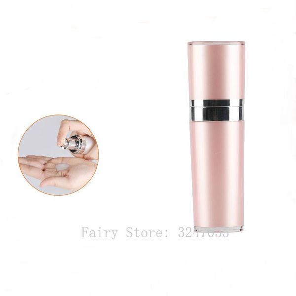 

storage bottles & jars 30ml 20pcs empty pink acrylic cone lotion pump bottle,diy refillable professional travel containers,portable emulsion