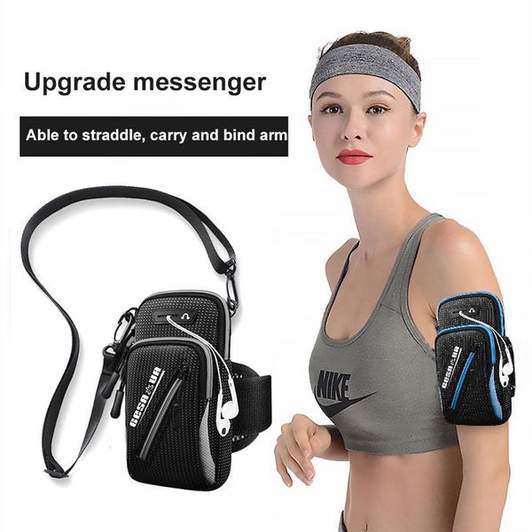 

outdoor bags sports arm bag waterproof mobile phone storage fitness running 6.5/7.2 inches with straps