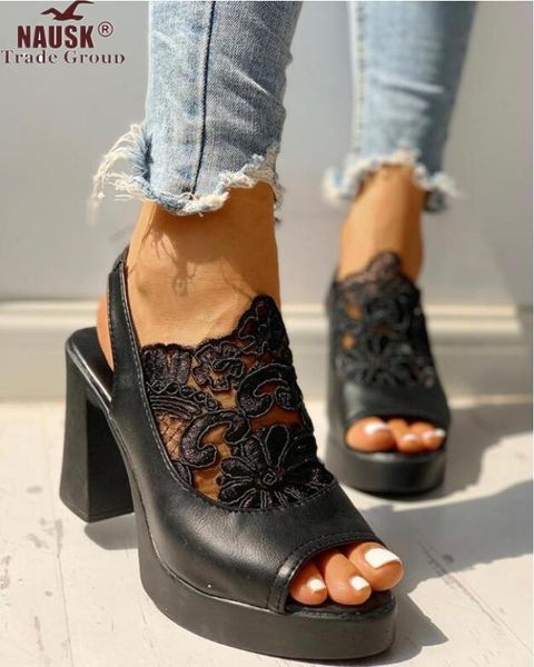 

sandals 2021 zapatos mujer ladies shoes woman chaussure gladiator women wedge summer pumps cross-tied high heels platform, Black