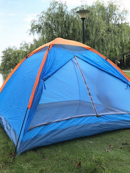 

tents and shelters camping tent 3-4 person family dome easy set up for camp hiking portable tourism equipment multi-purpose