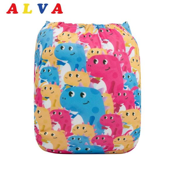 

arrival alvababy digital positioning cloth diapers baby with 1pc microfiber insert