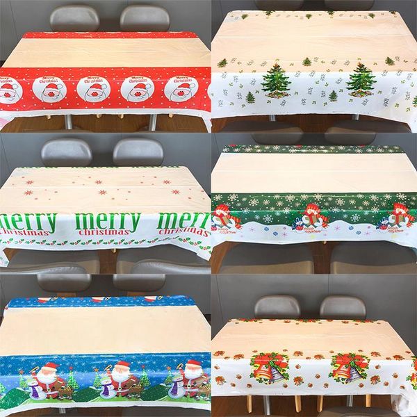 

table cloth year christmas tablecloth kitchen decorations rectangular covers