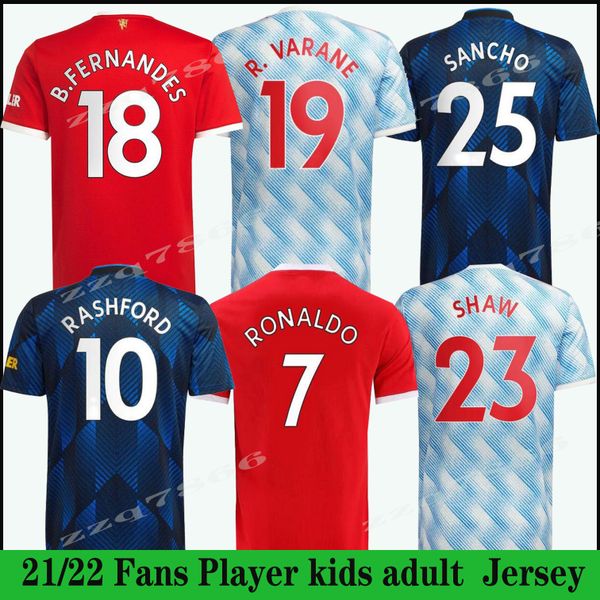 

21 22 sancho rashford jerseys 2021 2022 manchester pogba ronaldo martial shaw van de beek b. fernandes lingard united greenwood utd soccer f, Black;yellow