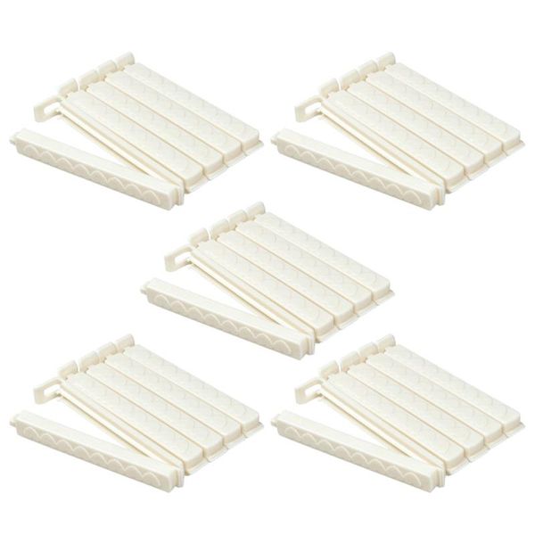 

creative clamps portable sealing clips mini bag snack sealers (ivory)