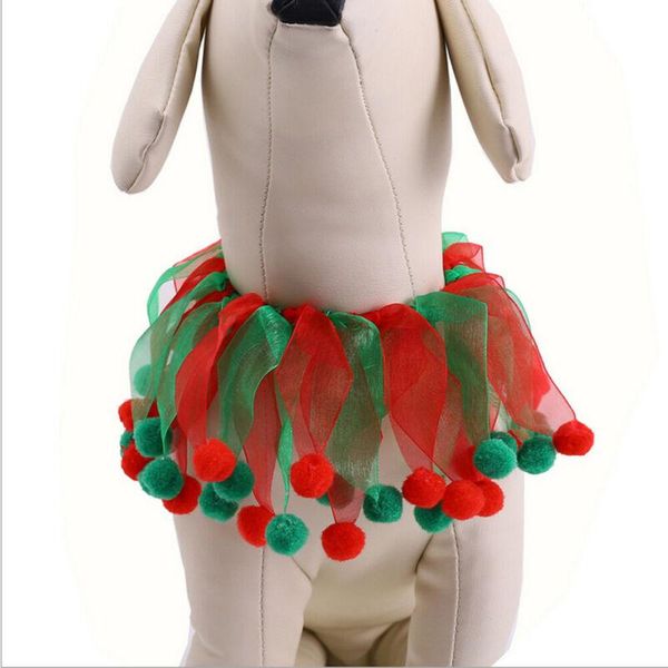 

dog collars & leashes pet christmas bandana polyester neck strap adjustable decorative collar for puppy soft and comfortable