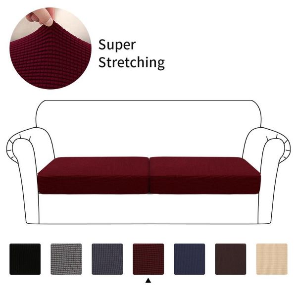 

chair covers 1/2/3 seater waterproof sofa seat cushion cover couch stretchy slipcovers protector elastic slipcover 2021 selling