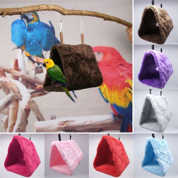 

small animal pets cages winter spring hamster guinea pig squirrel keep warm nest soft comfortable sleepping bed hammock tent bird