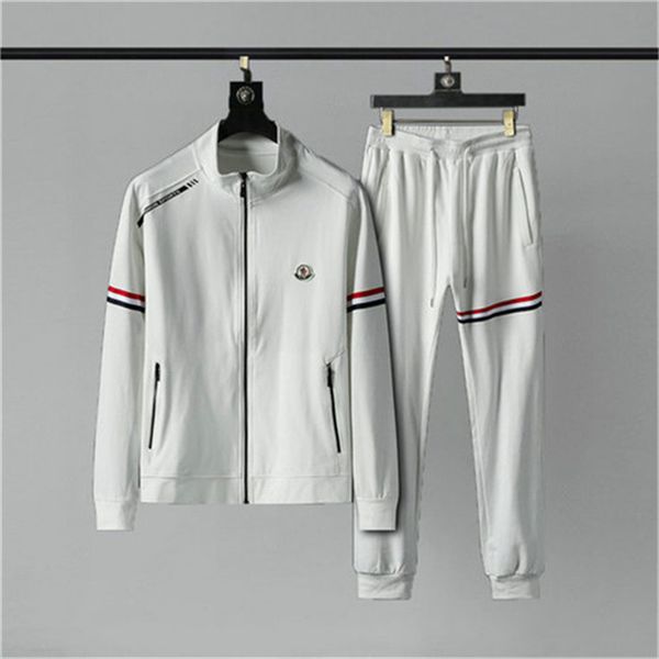 

022 winte designer tracksuits mens luxury sweat suits hoodies street leisure hooded men jogger classic womens jacket + pants tracksuit hip h, Gray