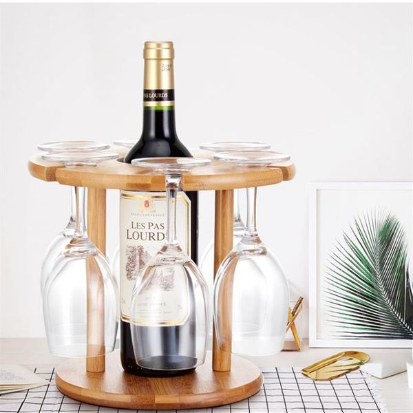 

tablewine racks solid wood rack bottle holder organizer kitchen bar counter stand display shelf cup stemware hanging home decor