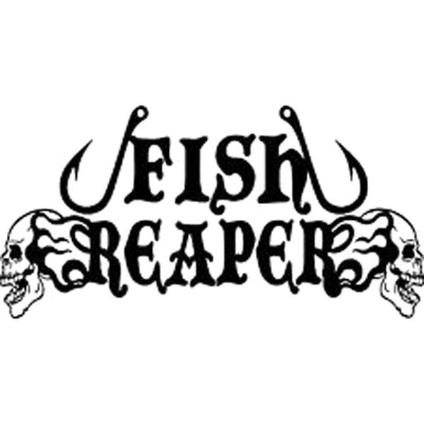 

16cm*8.1cm fish reaper skull fishing hooks flame car boat vinyl decal sticker car sticker motorcycle decorating stickers c8-0121
