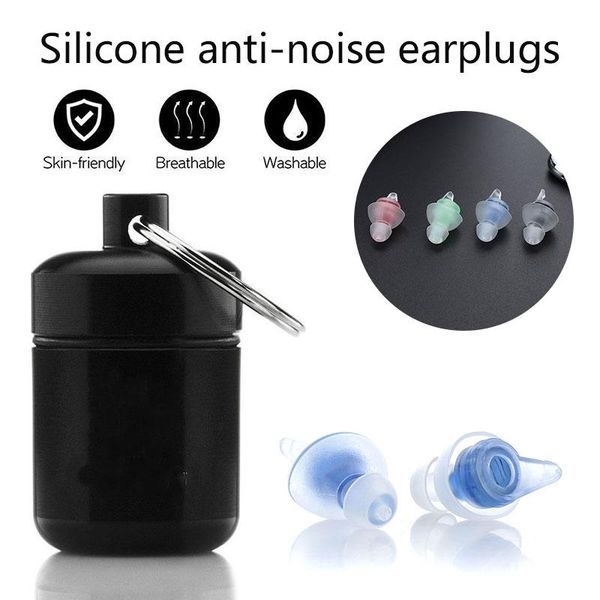 

nose clip earplugs musical filter noise reduction cancelling hearing protection sleeping silicone reusable earbud anti ear plug