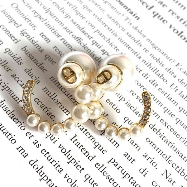 

new pearl earrings women gift box popular red earrings women, Golden