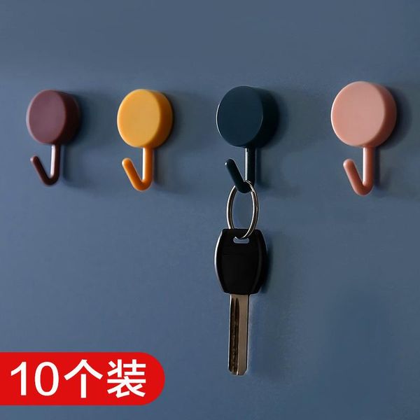 

sticky hook cute creative stick decorative hole-wall sticker small hanging storage bags