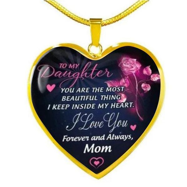 

pendant necklaces heart necklace to my sister are never apart maybe in distance but not for women girls jewelry gift, Silver