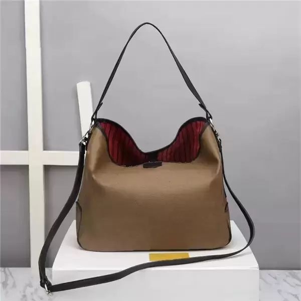 

hbp classic flower letter bag handbags purses women luxury designer plaid pu tote fashion shoulder dust bags luxurious muria shopping bag wa