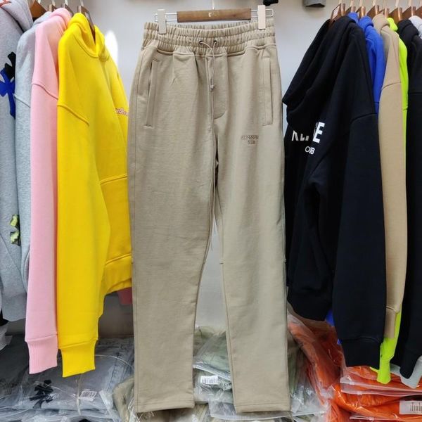 

men's pants 2021fw represent vintage sweatpants men 1:1 quality small logo embroidery women trousers clothing, Black