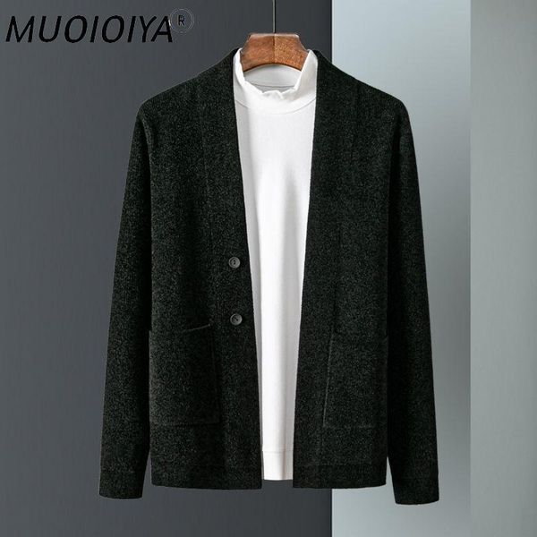 

men's sweaters 2021 autumn winter men cardigan men's slim fit warm soft long sleeve knitted sweater male casual v-neck clothes s3, White;black
