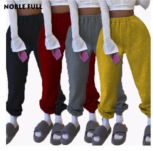 

autumn winter stacked sweatpants women thick stretch pockets plus size casual high waist jogger pants leggings women's & capris, Black;white