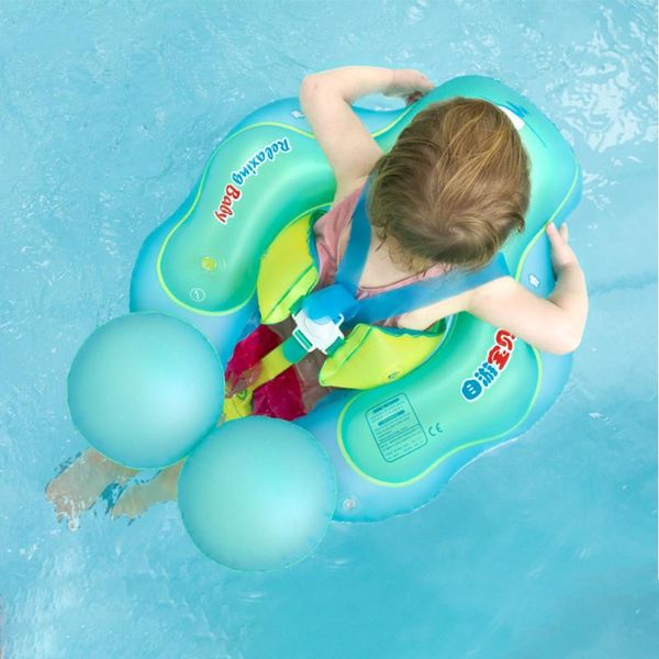 

life vest & buoy baby inflatable swimming circle double raft float ring for kids pool bathing accessories infants toddlers