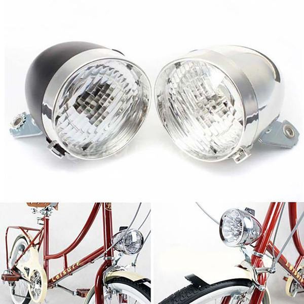 

1pcs bicycle mountain bike retro headlights 3led riding front light lights