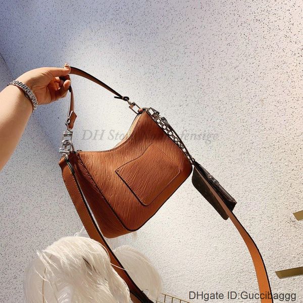 

marelle handbag with chain wallet women fashion desingers handle bag leather 2pcs cross body evening shoulder bags mini purse crossbody