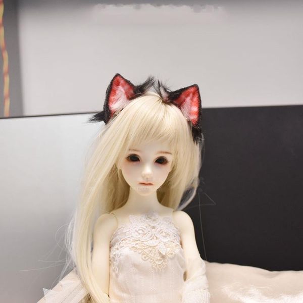 

keychains doll use bjd strawberry cat ear beast nekomimi sd dd 1/3 1/4 1/6 accessory cute lovely cosplay limit cos gift c, Silver