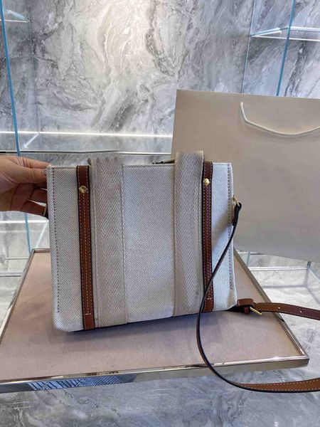 

woven bag handbag shoulder bags fiber handcraft weave handbags genuine leather strap totes fashion letter holiday style