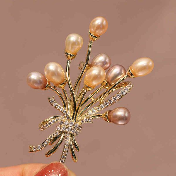 Coreano Abbigliamento di fascia di fascia alta Corsage Zircone Abbigliamento di lusso Accessori Perla Bouquet Advance pubblicità Balloon Balloon Brooch Trend