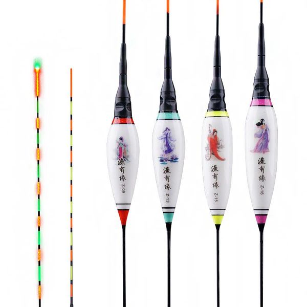 

fishing accessories model composite luminous floats bobber daytime night bual usable buoy crucian carp tackle accessorie