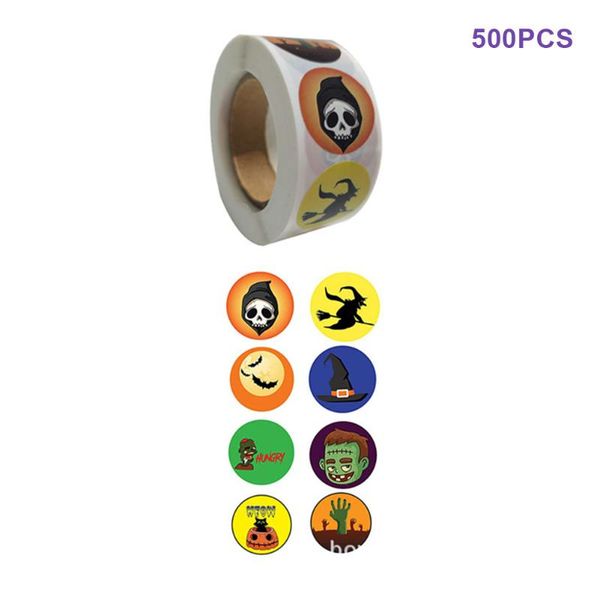 

500pcs wedding decor halloween stickers gift wrapping self adhesive party supplies cartoon funny envelope sealing po wrap