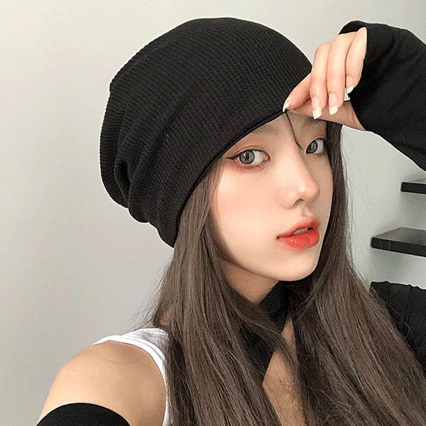 

beanies spring autumn women slouchy beanie hat men hip-hop long baggy winter hats