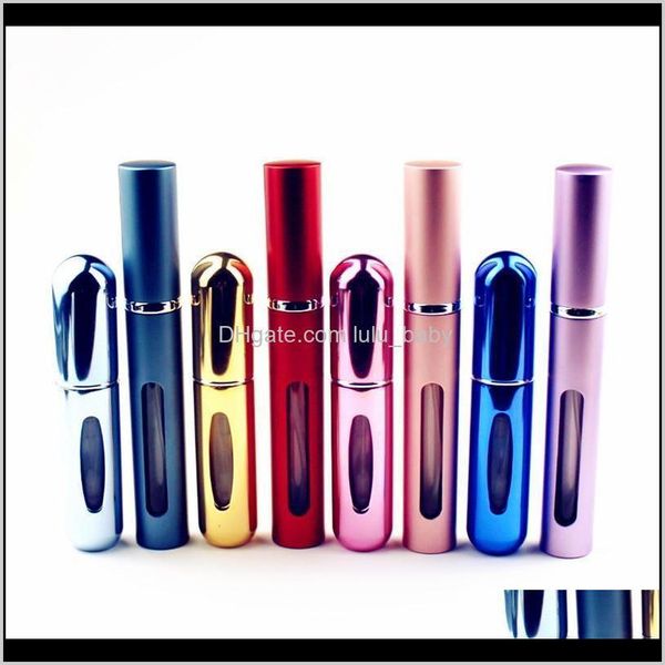 

1pc 5ml mini metal sprayer refillable aluminum atomizer travel size idz2c g3rvy