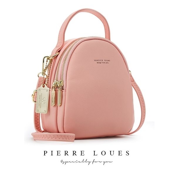 

women mini backpack pu leather soft touch small multi-function female ladies shoulder bag purse mochilas mujer 210922