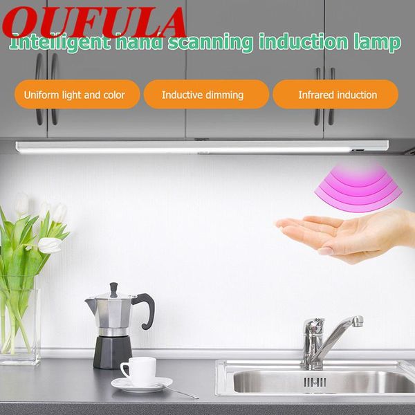 

intelligent induction cabinet light usb hand for kitchen bed bottom stairs