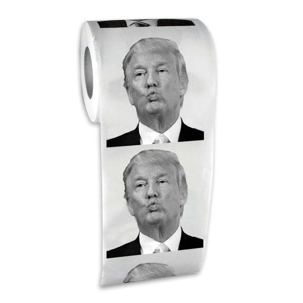 

roll 80 sheets 2 layers pout smile toilet paper bathroom prank joke fun tissue rolling gift kitchen