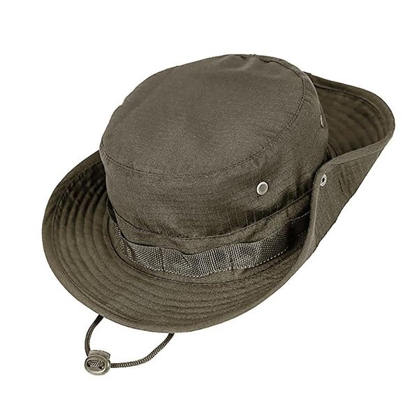 

wide brim hats mens fishing cap sun boonie hat waterproof summer uv protection outdoor cycling hiking hunting travel for fisherman, Blue;gray
