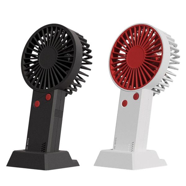 

electric fans 2000mah portable mini fan usb rechargeable handheld with stand cradle super mute for indoor outdoor travel