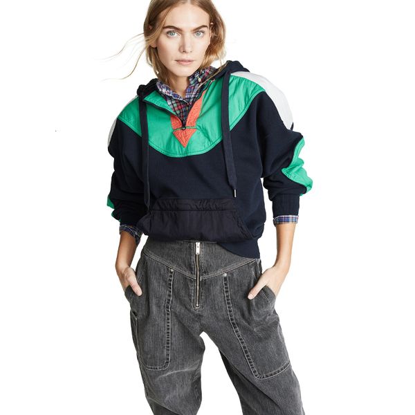 

hoodies chic women jumper autumn /winter zipper pocket hooded women's sweatshirt 7syx, Black