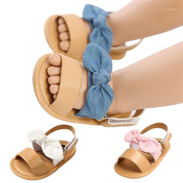 

sandals 2021 fashion trend summer born baby kids girl cute bowknot shoes anti-slip soft sole casual lovely simple outwear1, Black;red