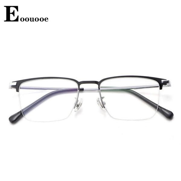 

men half frame sunglasses, White;black