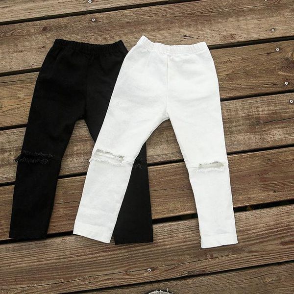

children girls kids wide legs jeans pants fashion baby girl's pants trousers, Blue